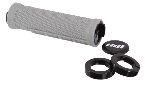 ODi Ruffian MX Pro Soft Lock-On 130mm Grey w Black Clamp